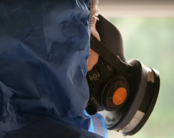 Respiratory protective equipment (RPE) used for asbestos work